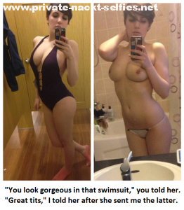 badeanzug und nackt selfie