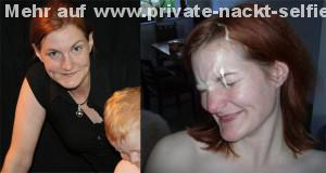 milf mit sperma im gesicht